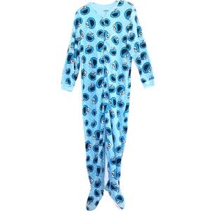 Cookie Monster Onesie Pajamas For Adult & Teens, Size XL
